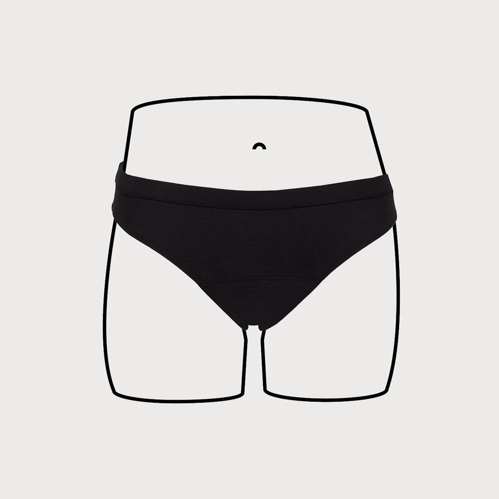 Thinx 3-Pair All-Day Bikini Kids Teens Kit, Period Underwear, Size 11-12 Medium - Picture 3 of 5
